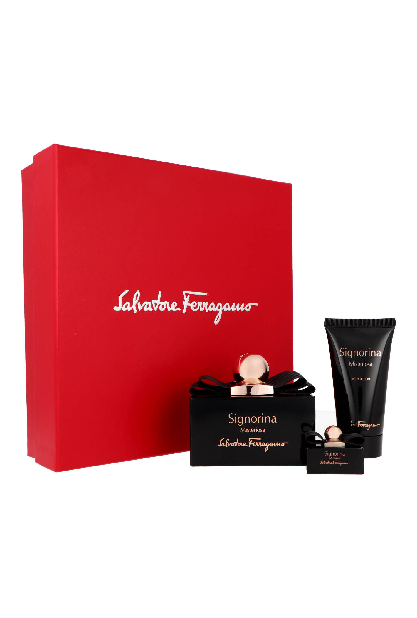 Zestaw Salvatore Ferragamo Signorina Misteriosa Edp 100ml + Edp 5ml + Body Lotion 50ml