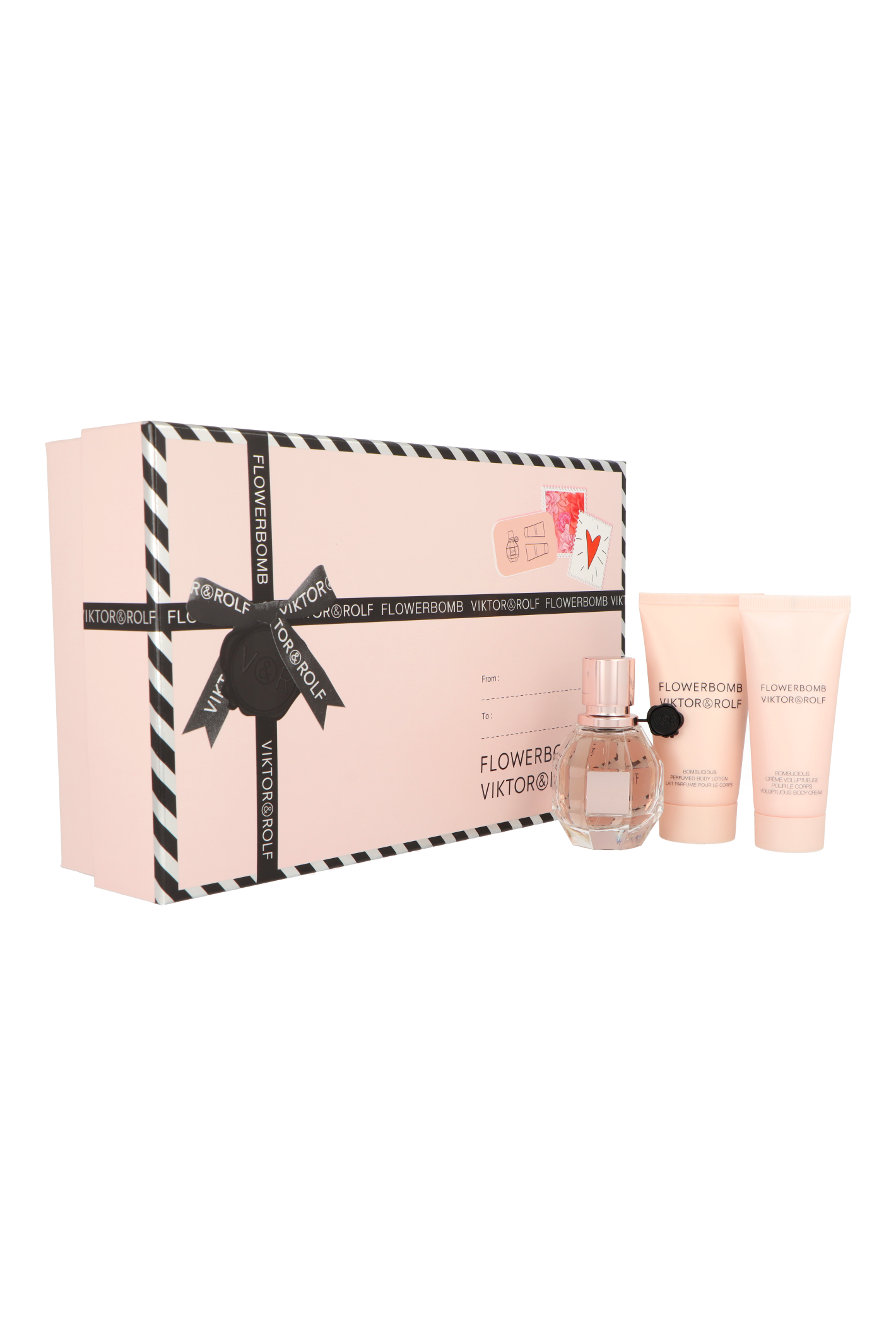 Zestaw Viktor & Rolf Flowerbomb Edp 30ml + Body Lotion 50ml + Body Cream 40ml