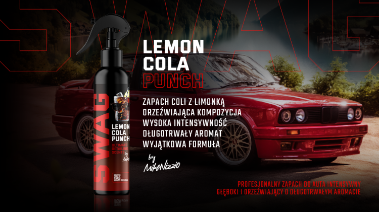 Swag LEMON COLA PUNCH V.2 150ml | + zawieszka WE LOVE DETALING / SWAG DETAILING COSMETICS miniatura
