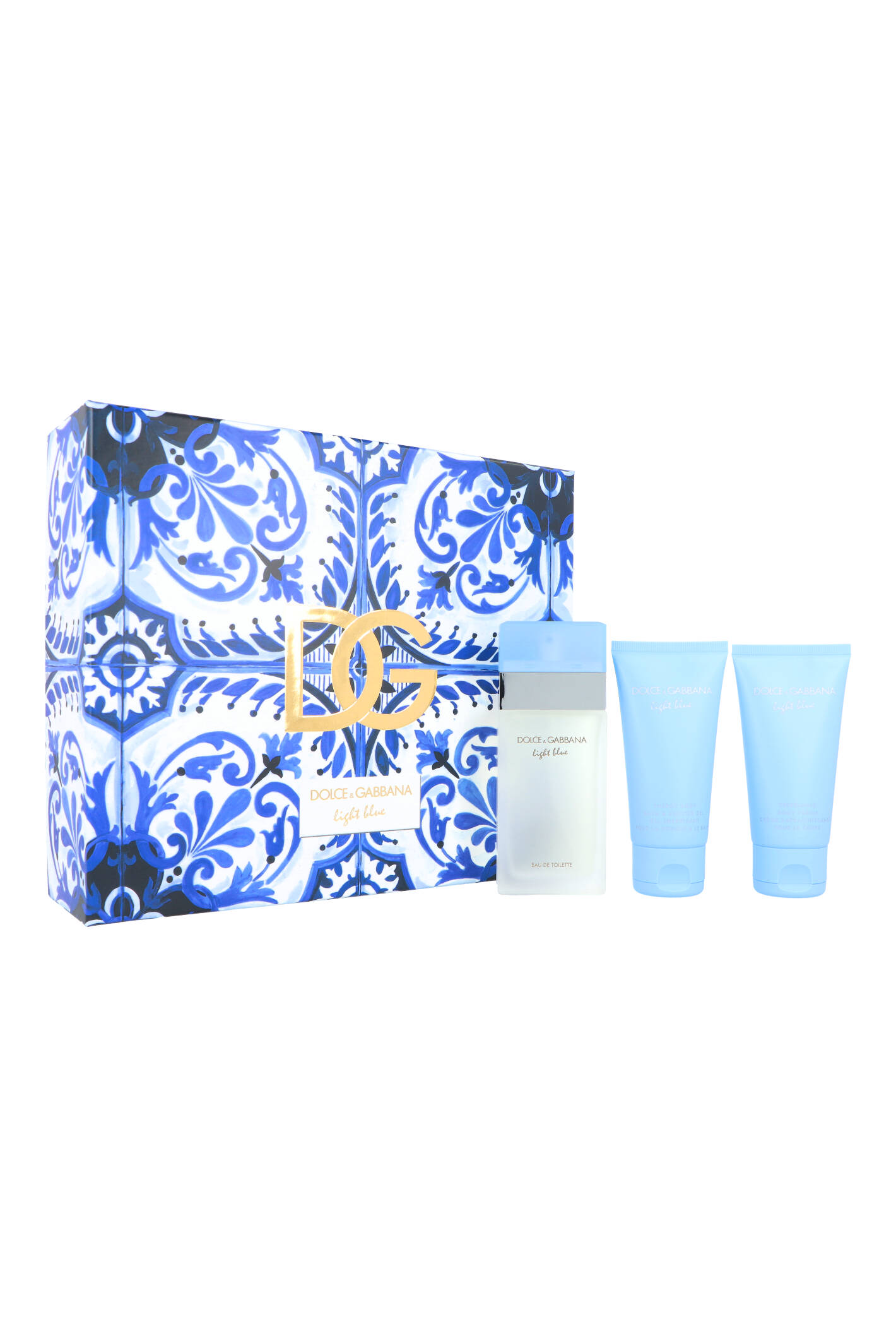 Zestaw Dolce & Gabbana Light Blue Woman Edt 50ml + Body Cream 50ml + Shower Gel 50ml