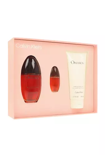 Zestaw Calvin Klein Obsession Edp 100ml + Edp 15ml + Body Lotion 200ml miniatura