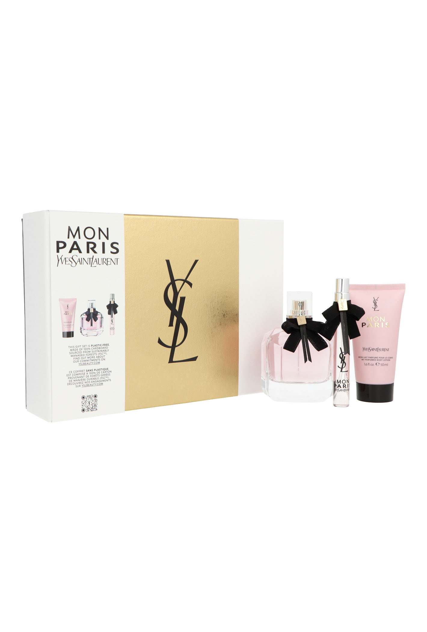 Zestaw Yves Saint Laurent Mon Paris Edp 90ml + Edp 10ml + Body Lotion 50ml