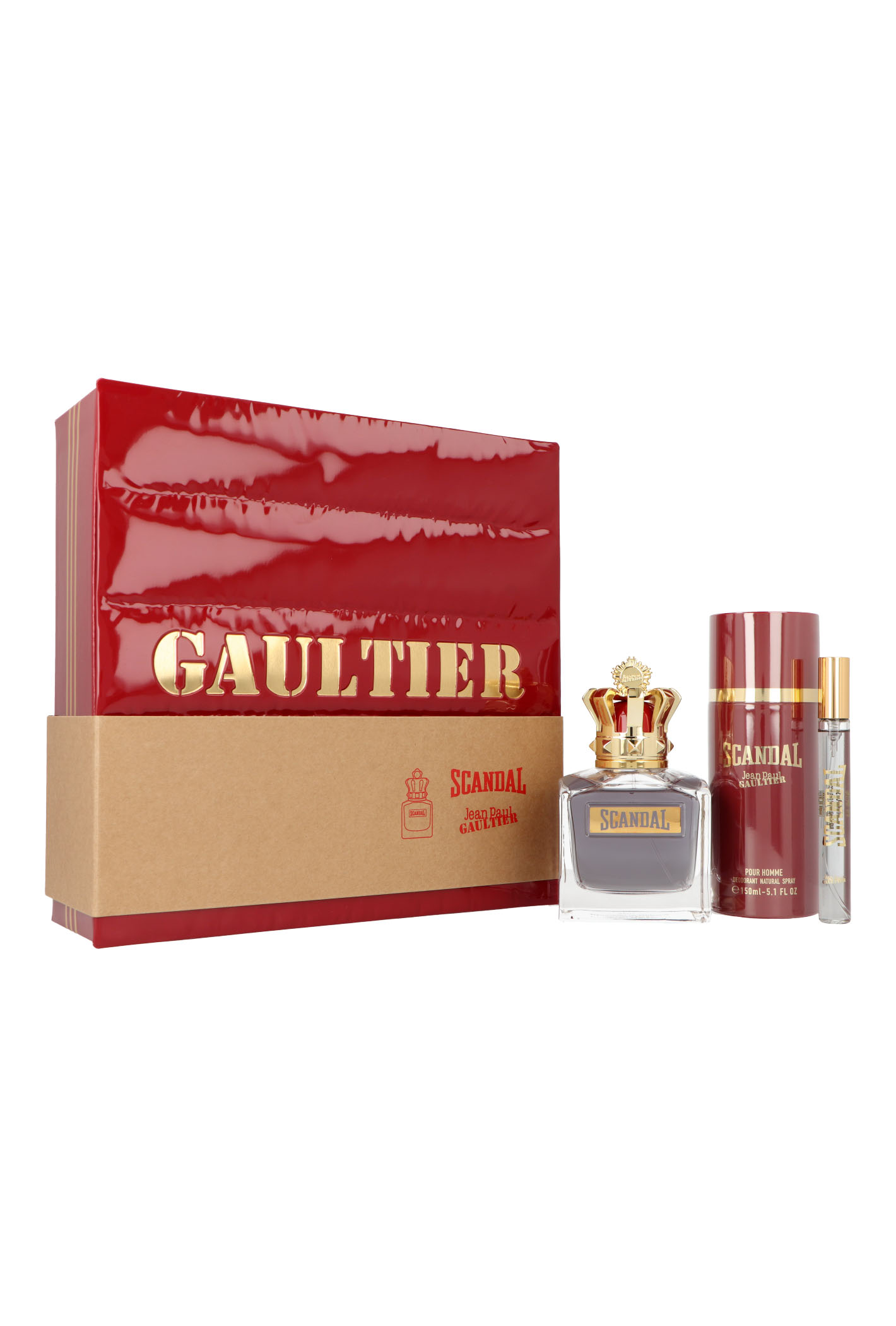 Zestaw Jean Paul Gaultier Scandal Pour Homme Edt 100ml + Edt 10ml + Deodorant 150ml