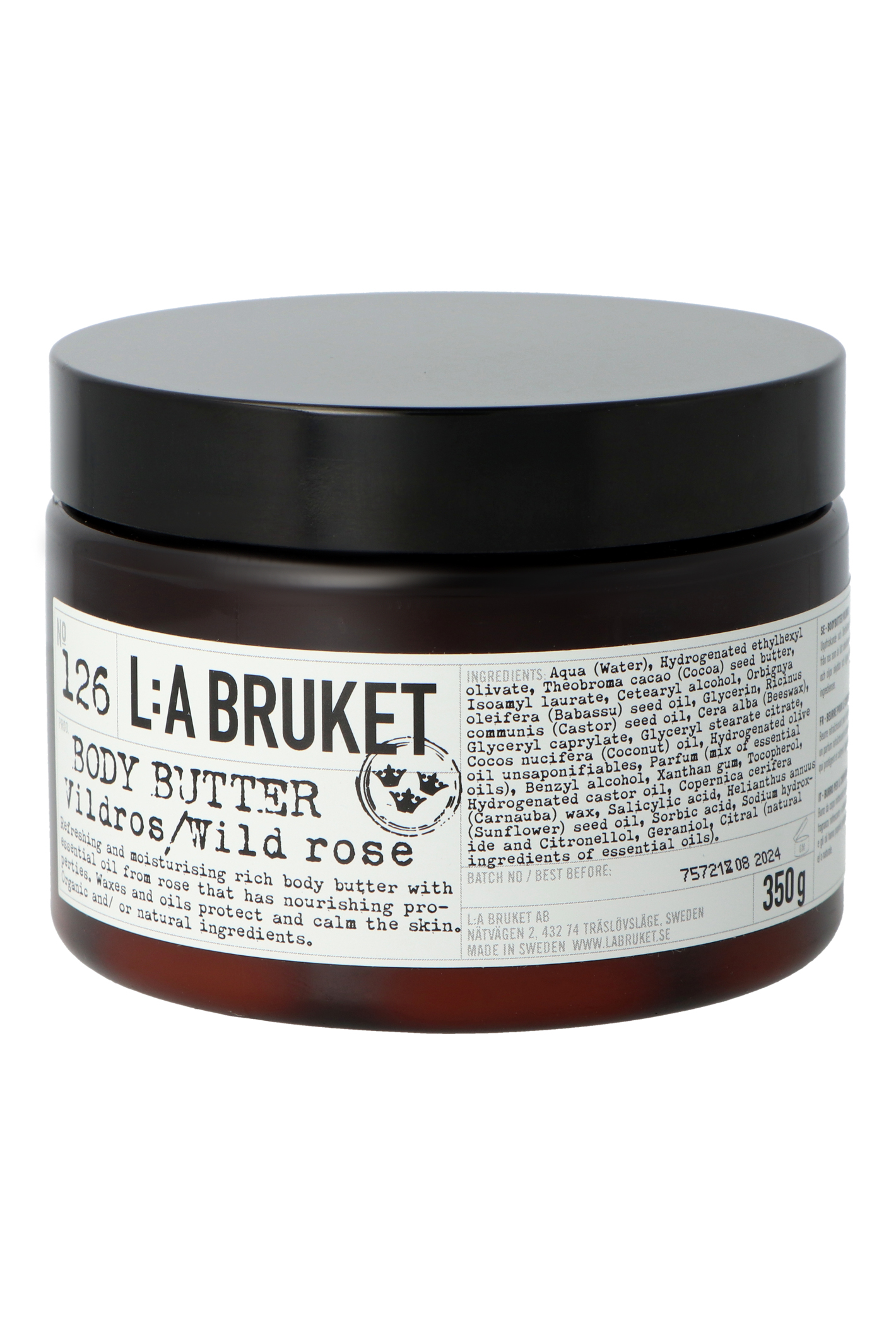 L:A Bruket 126 Wild Rose Body Butter 350g