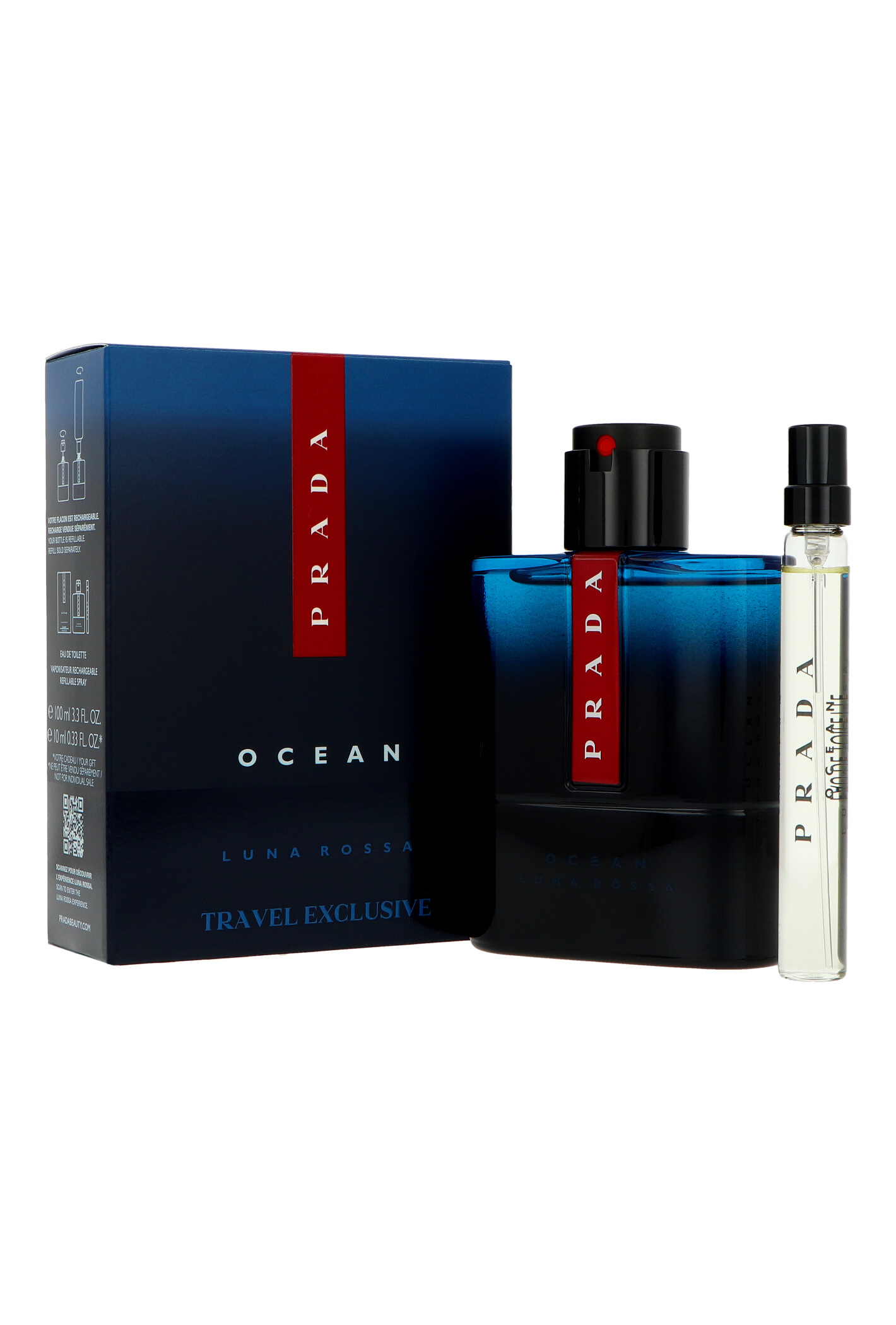 Zestaw Prada Luna Rosa Ocean Edp 100ml + Edp 10ml