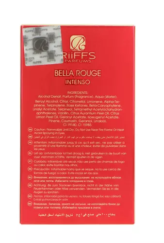 Riiffs Bella Rouge Intenso Edp 100ml miniatura