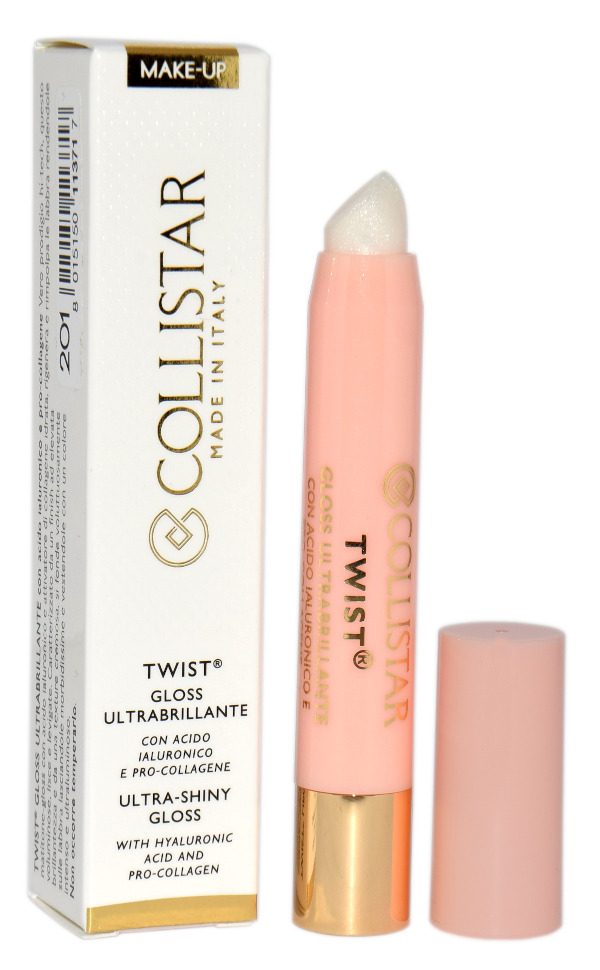 Zdjęcie produktu Collistar TwistÂ® Ultra-Shiny gloss NÂ° 201 Transparent Pearl 2,5g