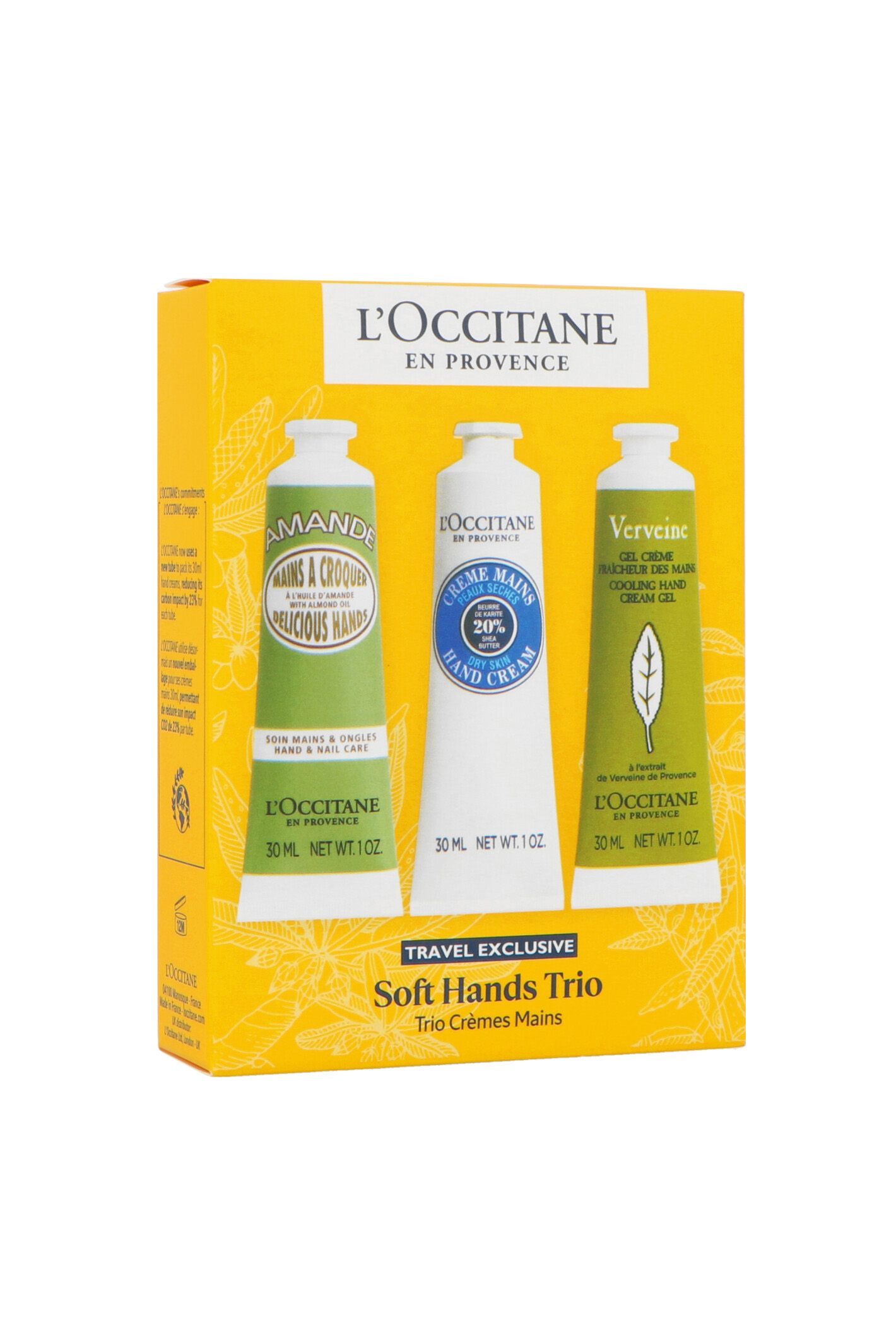 Zestaw L`Occitane Soft Hands Trio 3 x 30ml