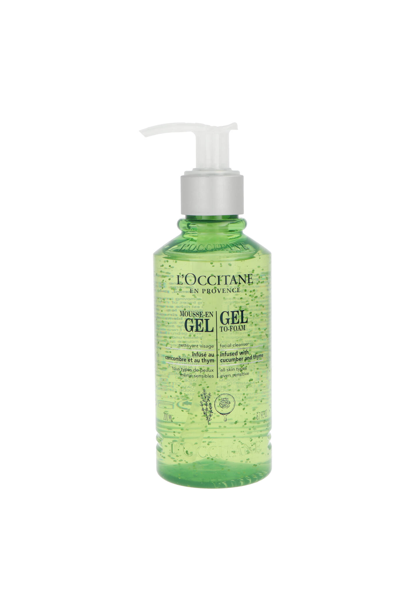 L`Occitane Cucumber-Thyme Cleaning Gel 200ml