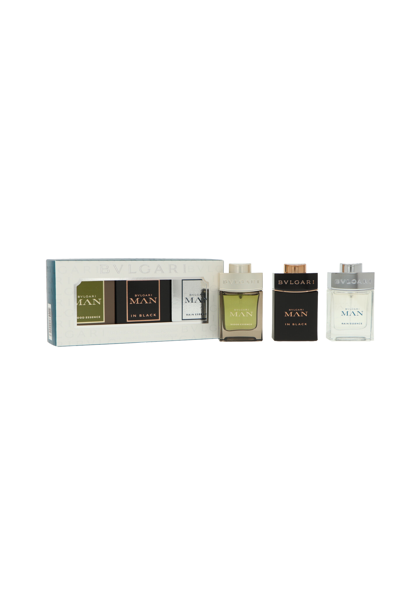 Zestaw Bvlgari Miniatures Collection Man In Black Edp 15ml + Man Wood Essence Edp 15ml + Man Rain Essence Edp 15ml