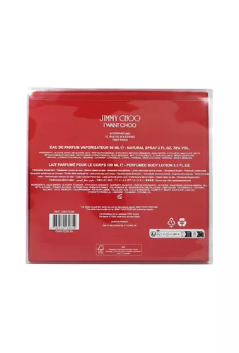 Zestaw Jimmy Choo I Want Choo Edp 60ml + Body Lotion 100ml miniatura