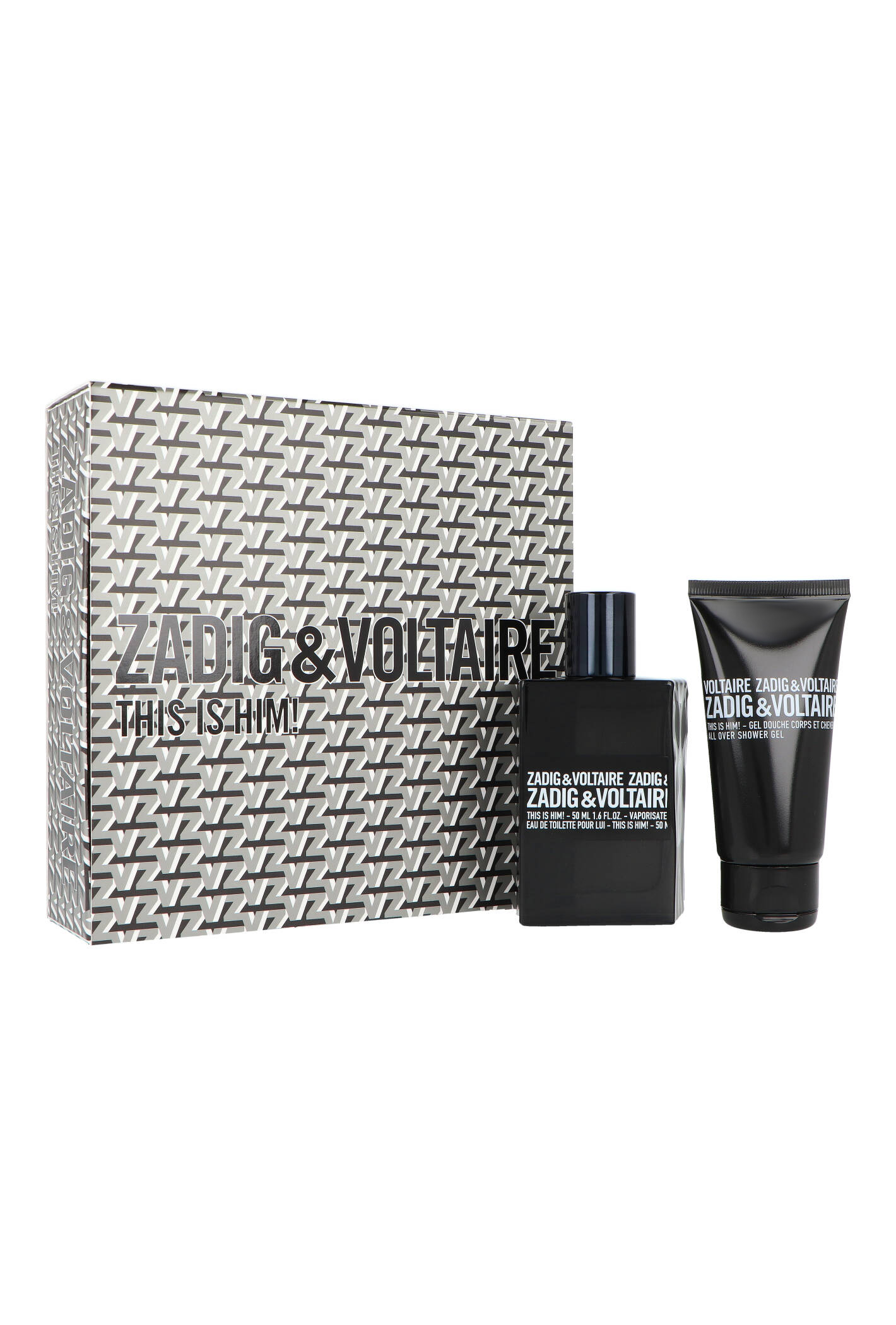 Zestaw Zadigv & Voltaire This Is Him! Edt 50ml + Shower Gel 50ml