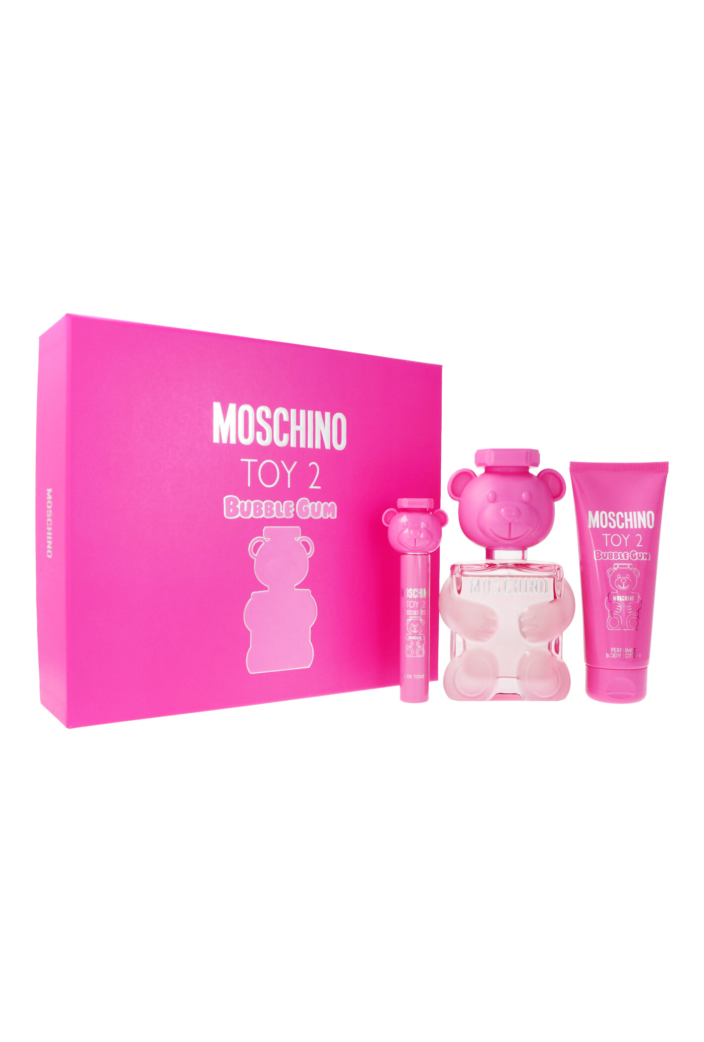 Zestaw Moschino Toy 2 Bubble Gum Edt 100ml + Edt 10ml + Body Lotion 100ml