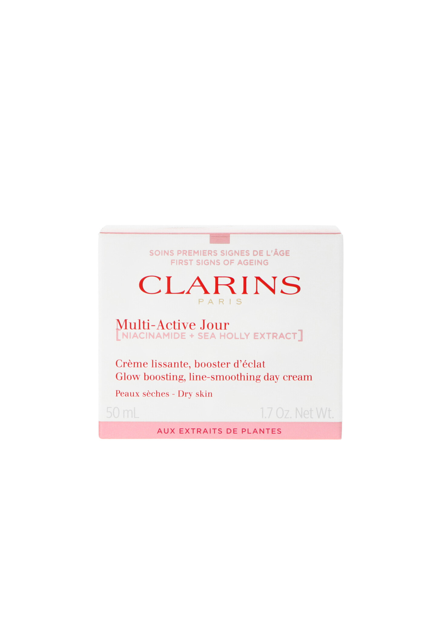 Clarins Multi Active Jour Glow Boosting Line Smoothing Day Cream Dry Skin 50ml