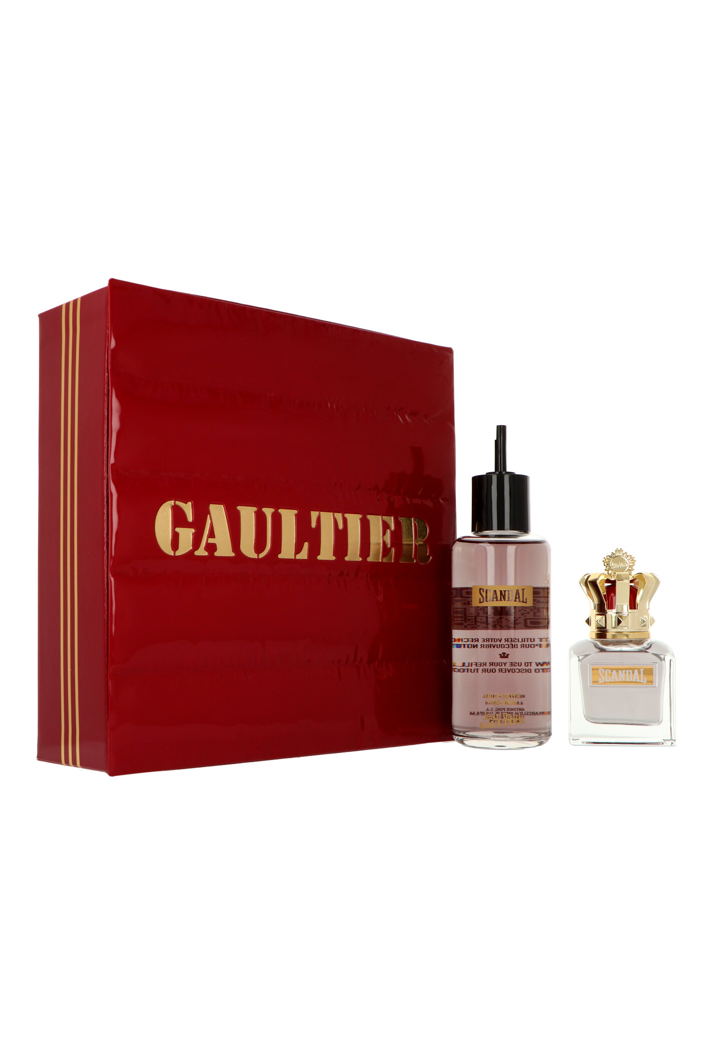 Zestaw Jean Paul Gaultier Scandal Pour Homme Edt 50ml + Edt Refill Bottle 200ml