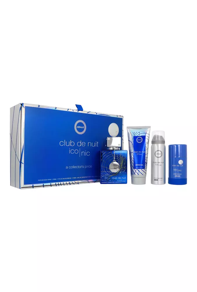 Zestaw Armaf Club de Nuit Iconic Edp 105ml + Body Spray 50ml + Deostick 75g + Shower Gel 100ml miniatura
