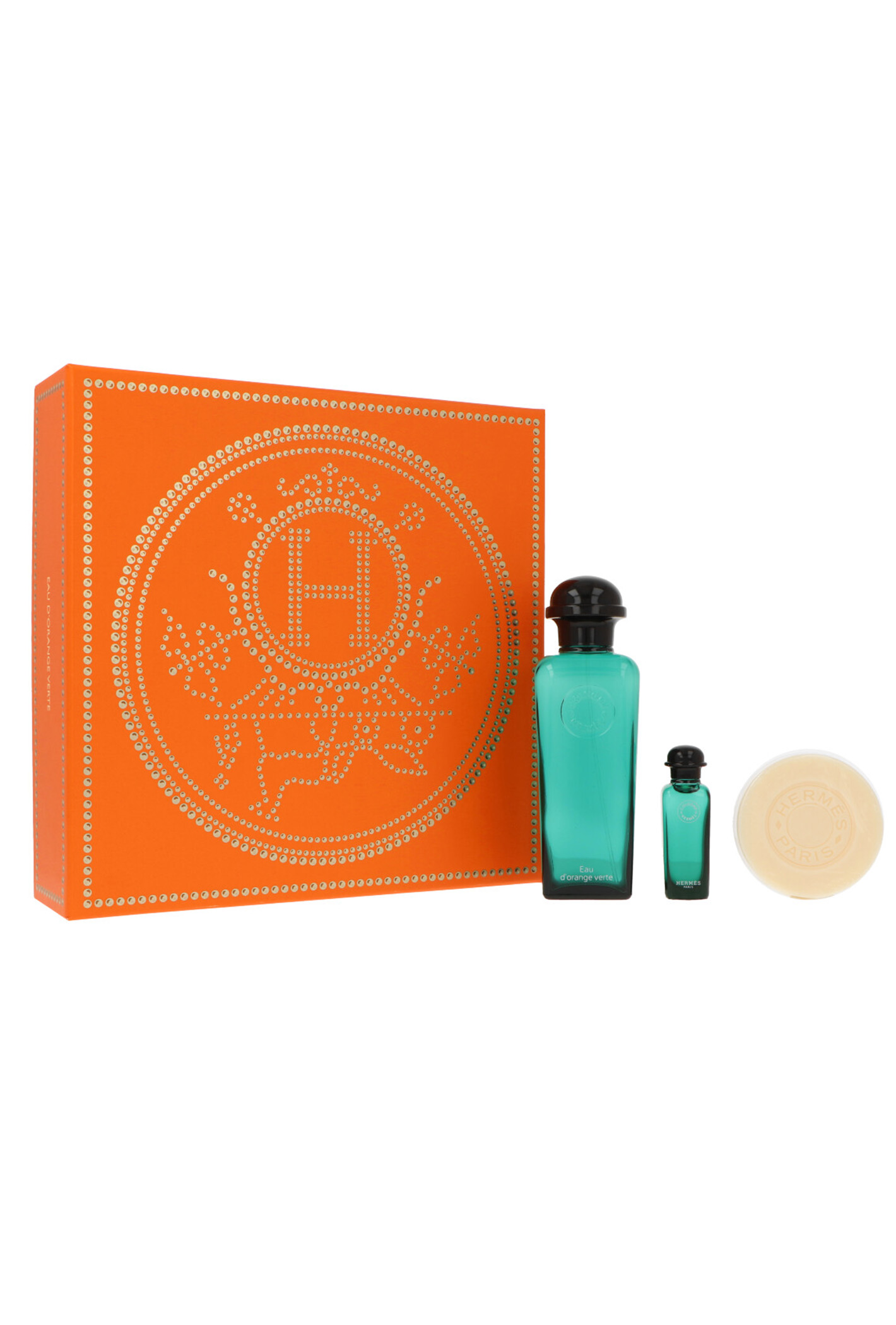 Zestaw Hermes d`Orange Verte Edc 100ml + Edc 7,5ml + Soap 50g