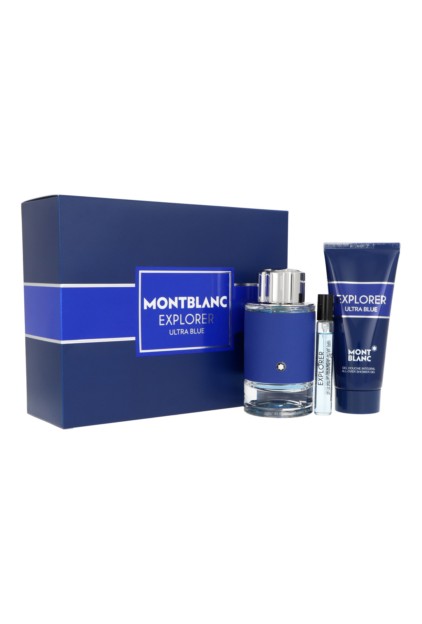 Zestaw Montblanc Explorer Ultra Blue Edp 100ml + Edp 7,5ml + Shower Gel 100ml