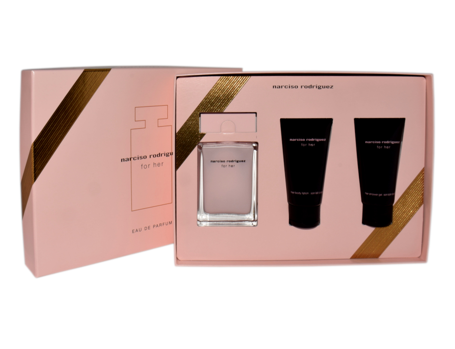 Zestaw Narciso Rodriguez For Her Edp 50ml + Body Lotion 50ml + Shower Gel 50ml