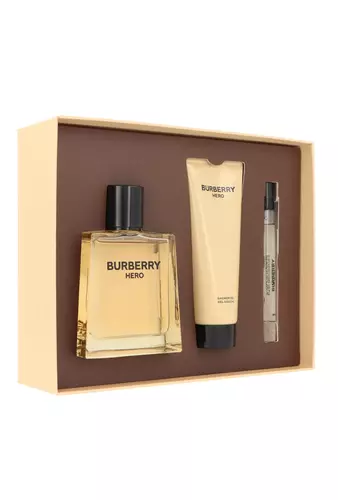 Zestaw Burberry Hero Edt 100ml + Edt 10ml + Shower Gel 75ml miniatura