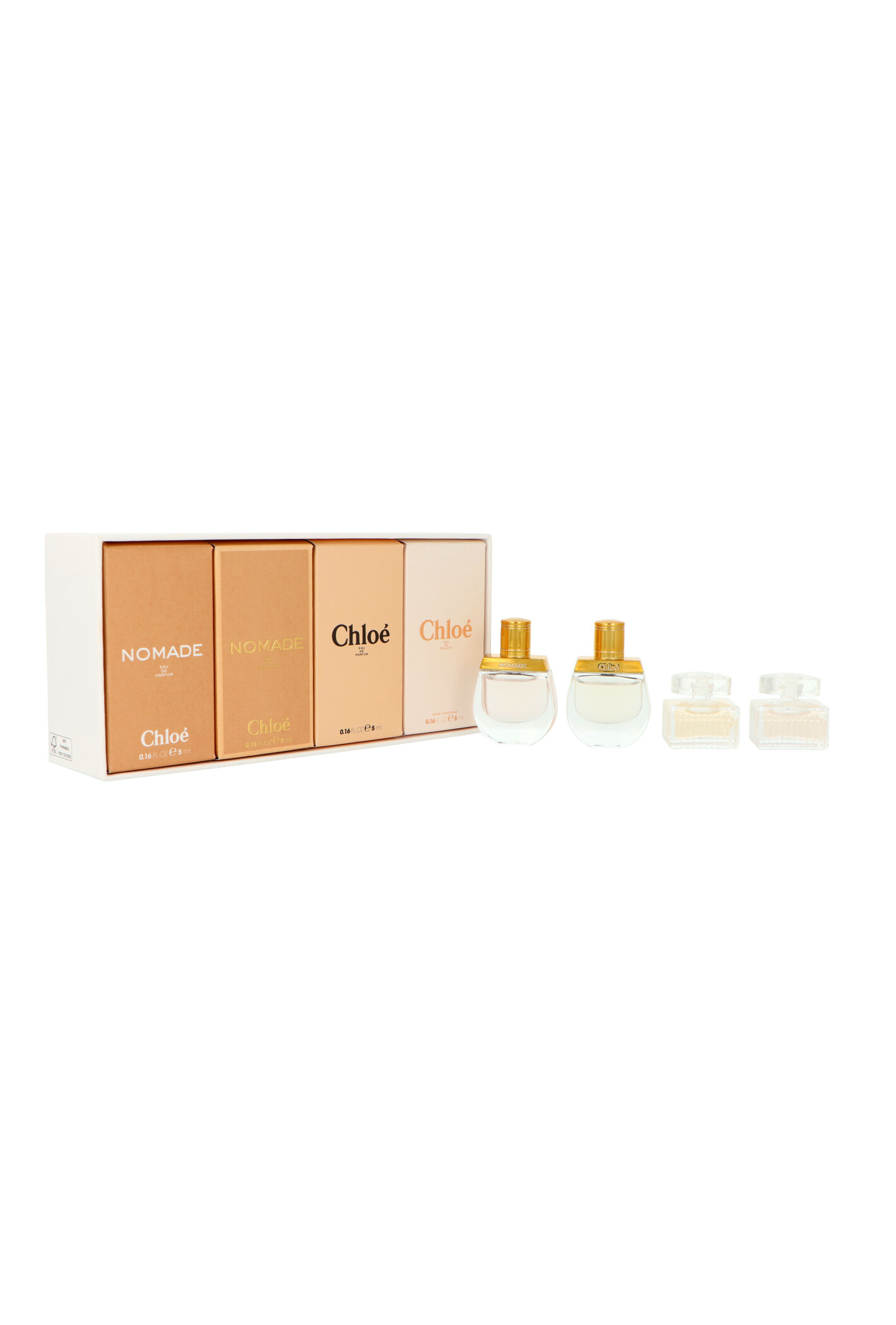 Zestaw Chloe Mini Zestaw Nomade Edt 5ml + Nomade Edp 5ml + Rose Tangerine Edt 5ml + Chloe Edp 5ml