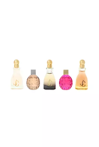 Zestaw Jimmy Choo Miniatures Collection: Jimmy Choo Edp 4,5ml + I Want Choo Edp 4,5ml + I Want Choo Forever Edp 4,5ml + I Want Choo Le Parfum Edp 4,5ml + Rose Passion Edp 4,5ml miniatura