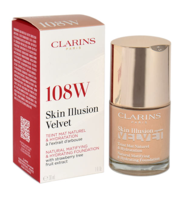 Zdjęcie produktu Clarins Skin Illusion Velvet Foundation 108W 30ml