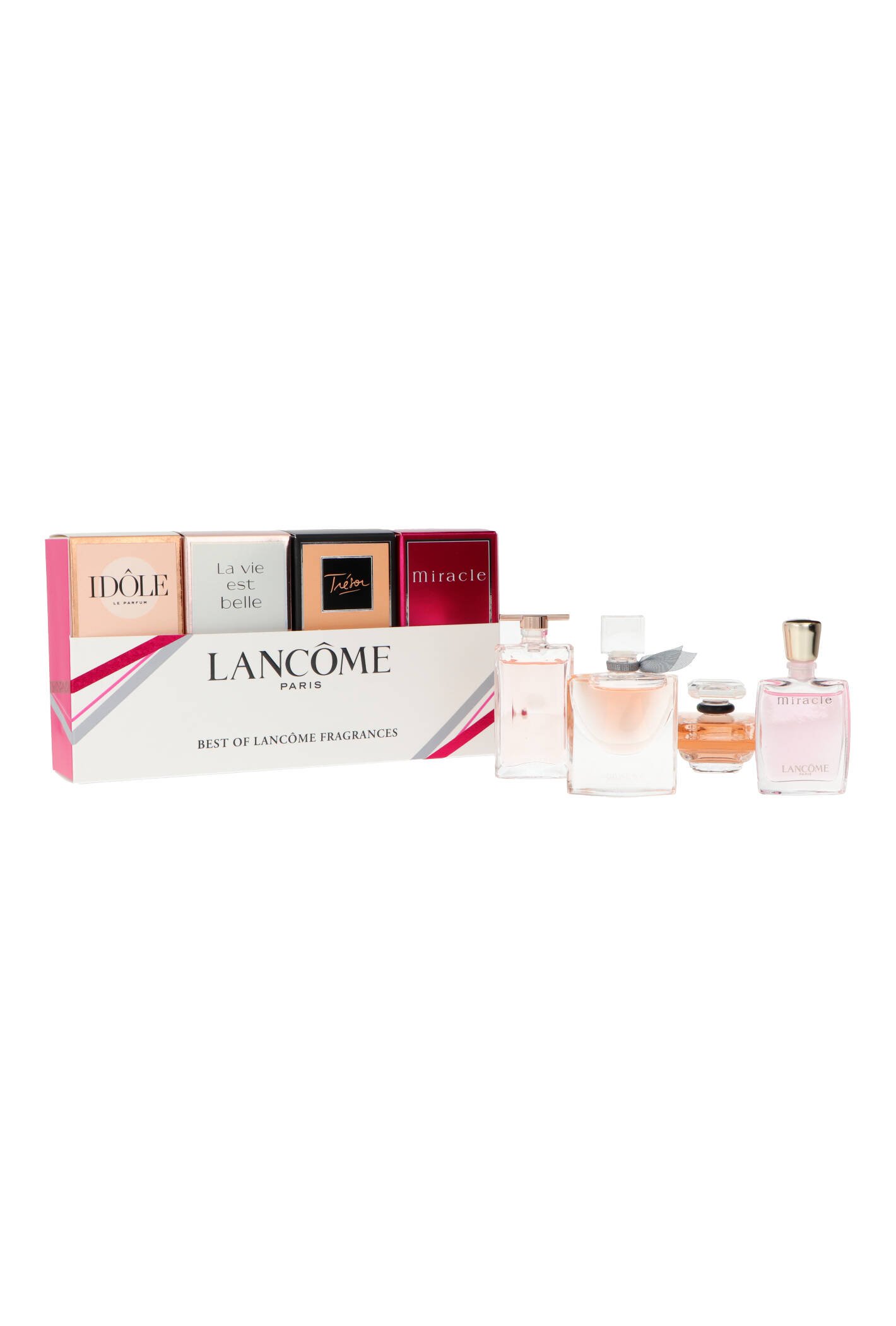 Zestaw Lancome Miniatures Best Of Lancome Fragrances: Tresor Edp 7,5ml + Idole Edp 5ml + La Vie Est Belle Edp 4ml + Miracle Edp 5ml