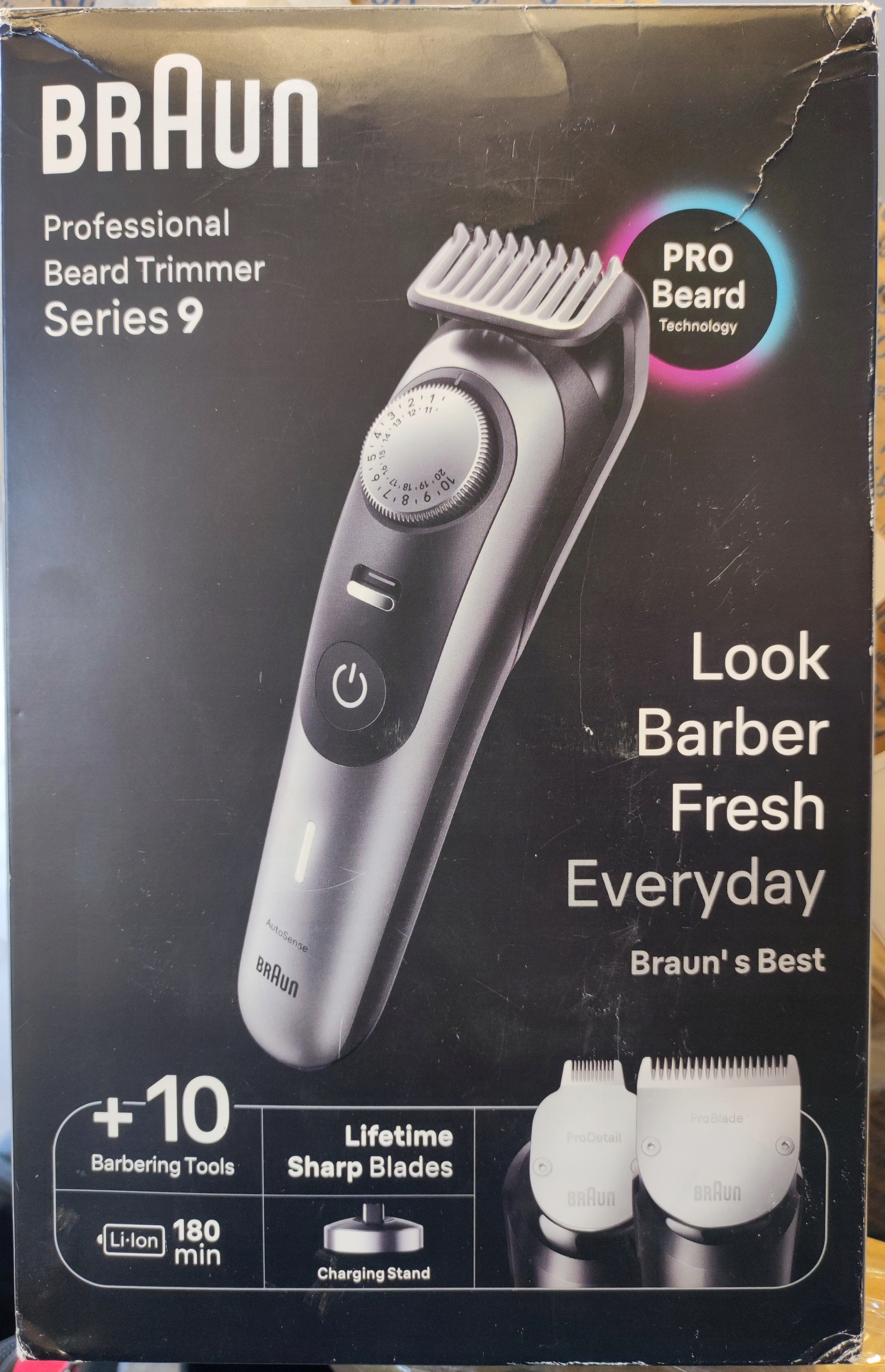 Trimmer pentru barba Braun Series 9 BT9420, 40 lungimi, 0.5-20mm