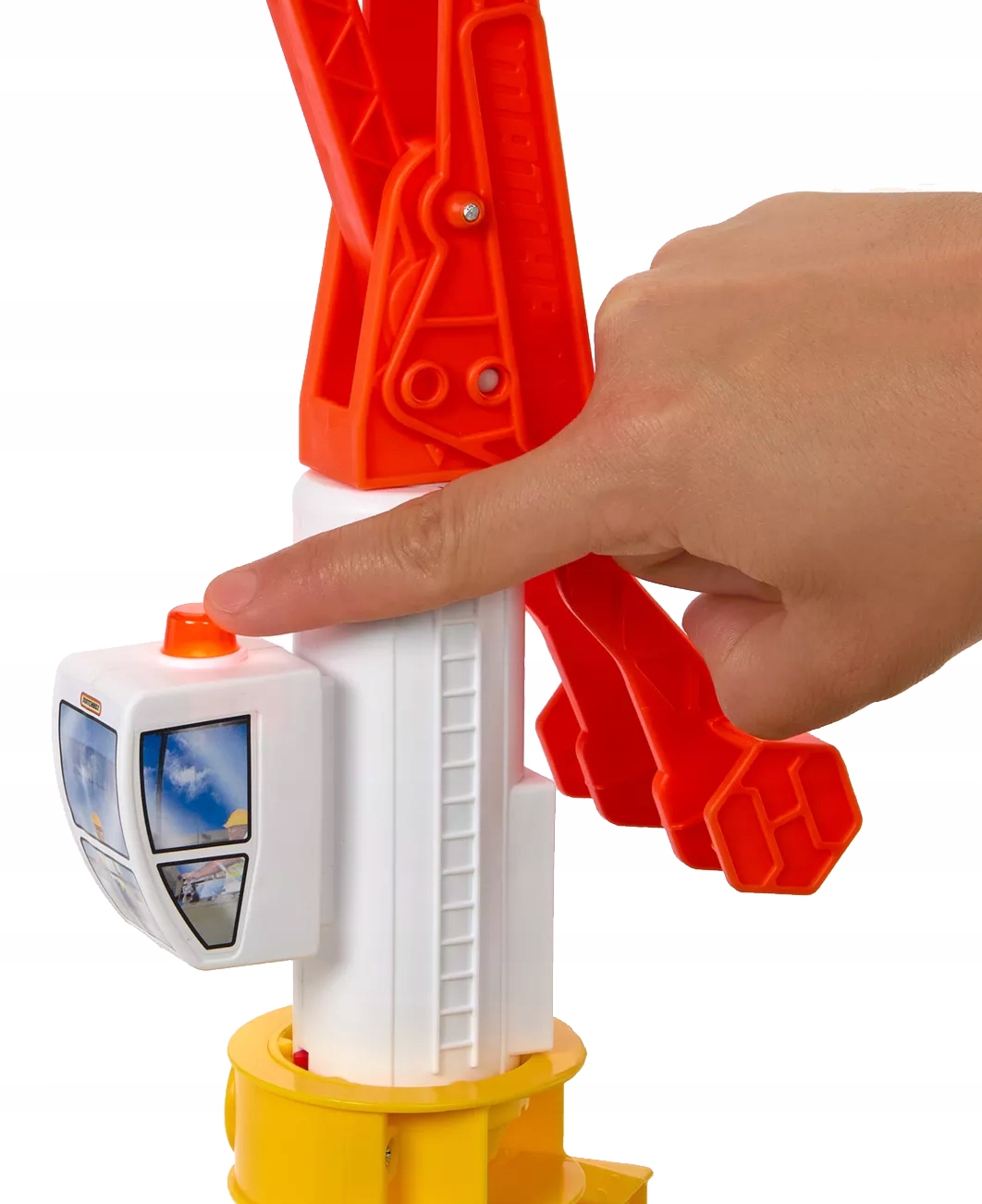 Set de joaca Matchbox Strefa constructie cu sunete si lumini, 51cm