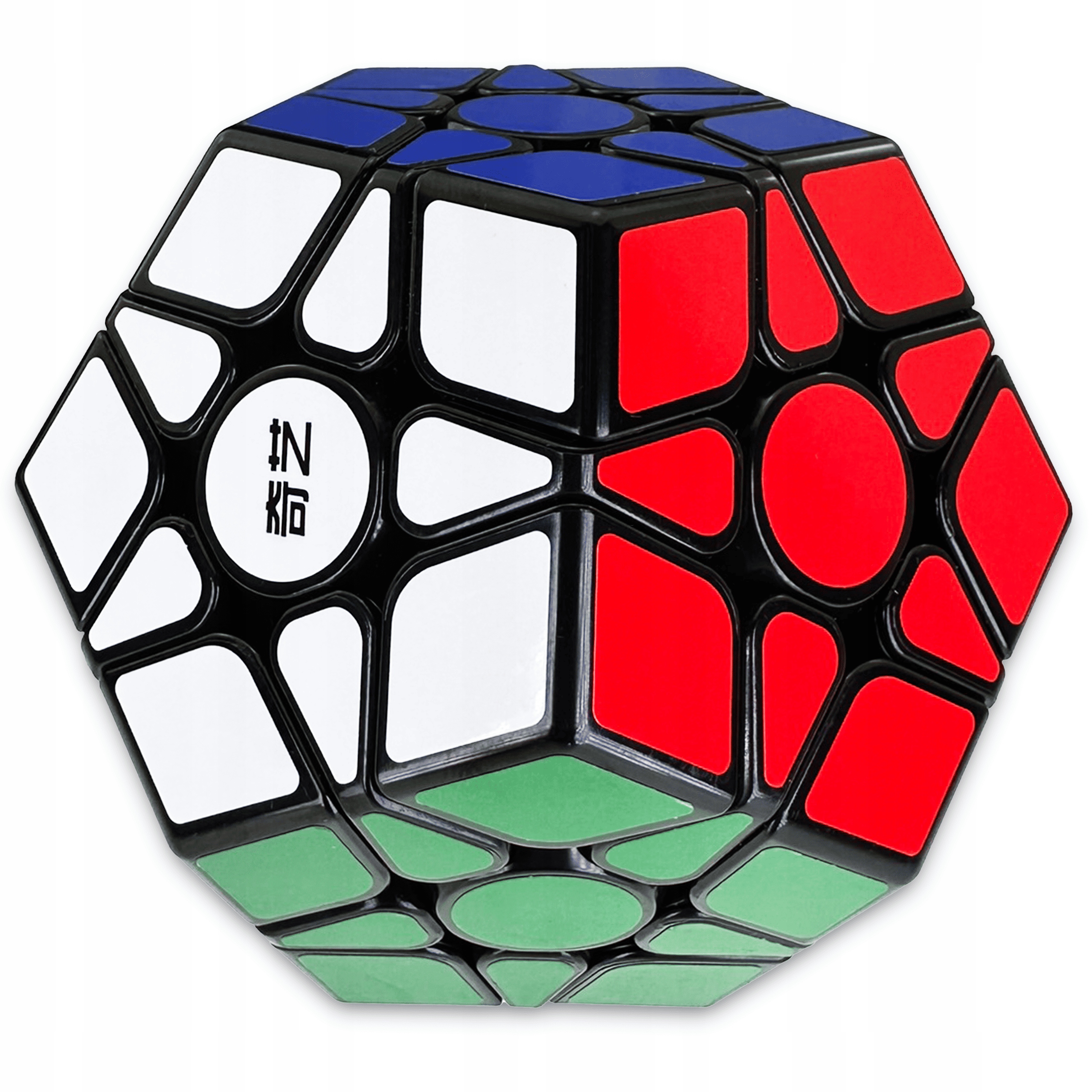 Set cuburi logice 2x2 + Piramida + Megaminx, QiYi, culori vii