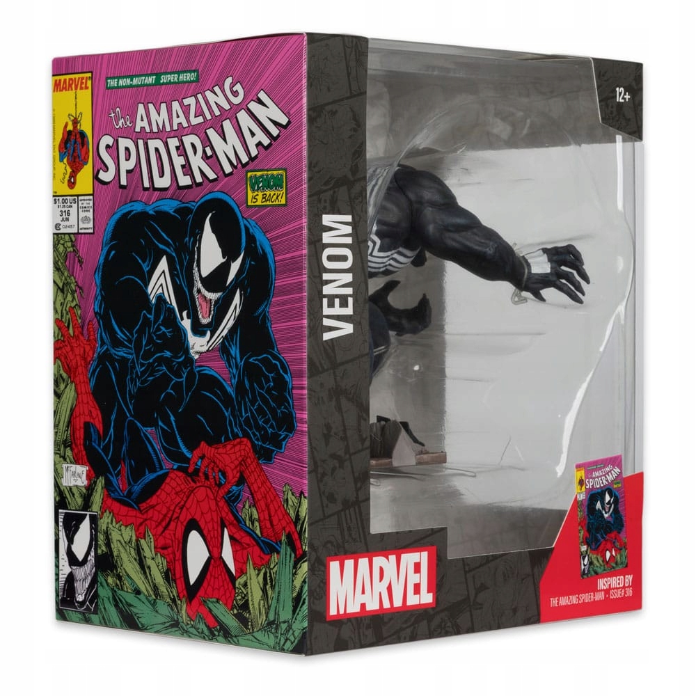 Figura Venom, Marvel, The Amazing Spider-Man #316, detalii inalte