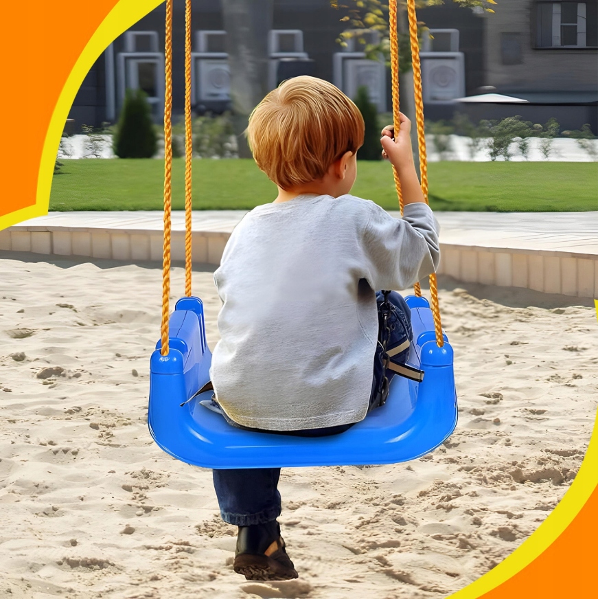 HUŚTAWKA DLA DZIECI OGRODOWA 3w1 MOCNA DO DOMU OGRODU DOMOWA NA LINACH 30KG