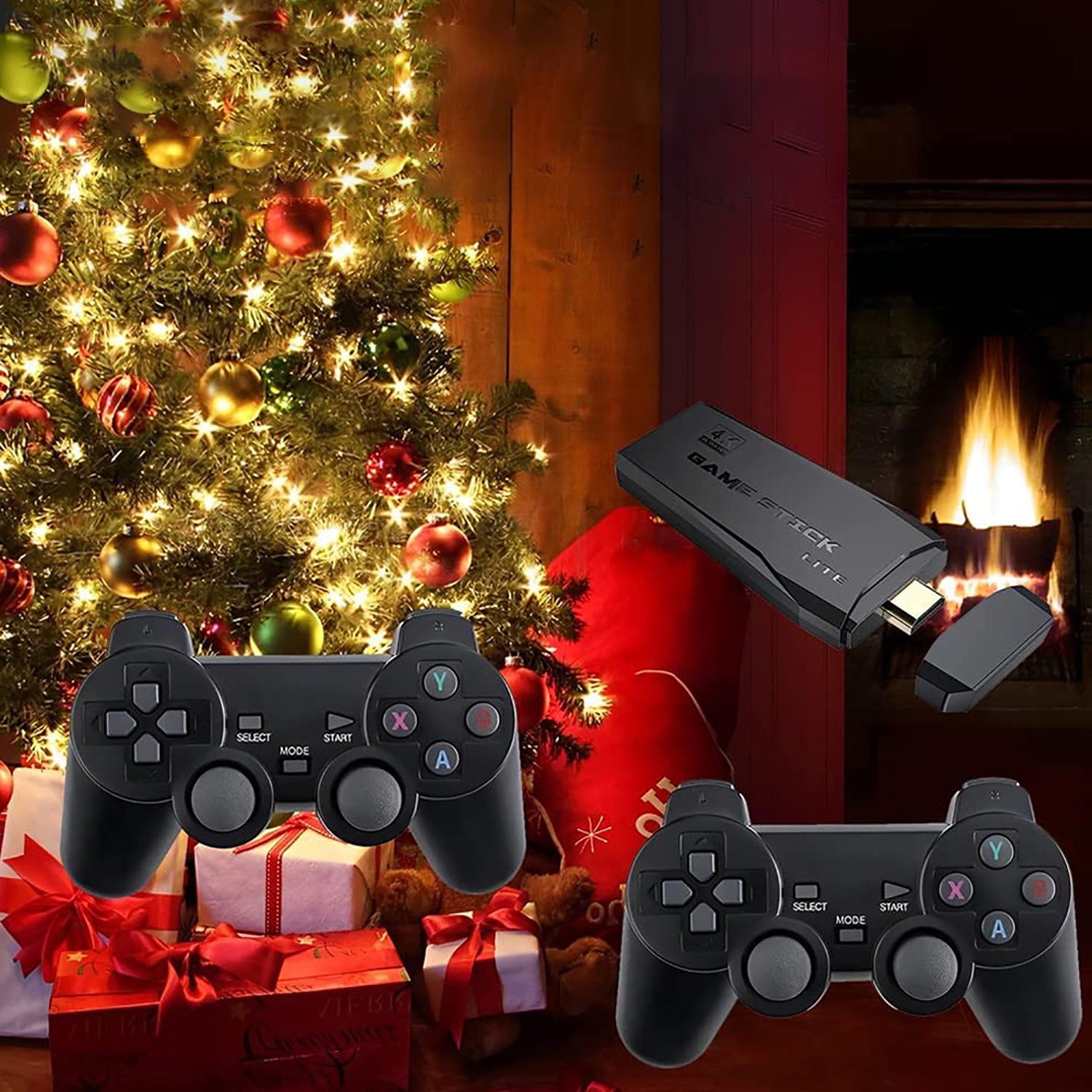 KONSOLA RETRO TV GRA TELEWIZYJNA HDMI 2 PADY 20000 GIER MENU PL HDMI 64GB