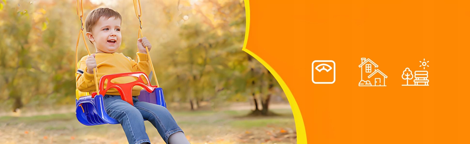 HUŚTAWKA DLA DZIECI OGRODOWA 3w1 MOCNA DO DOMU OGRODU DOMOWA NA LINACH 30KG