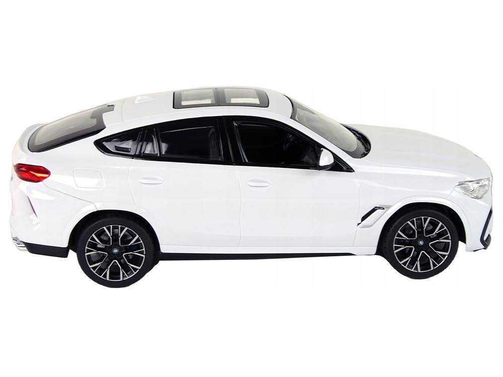 Masinuta R/C Bmw X6 M 1:14, Rastar, alb, 35x13x14cm, set cu pilot
