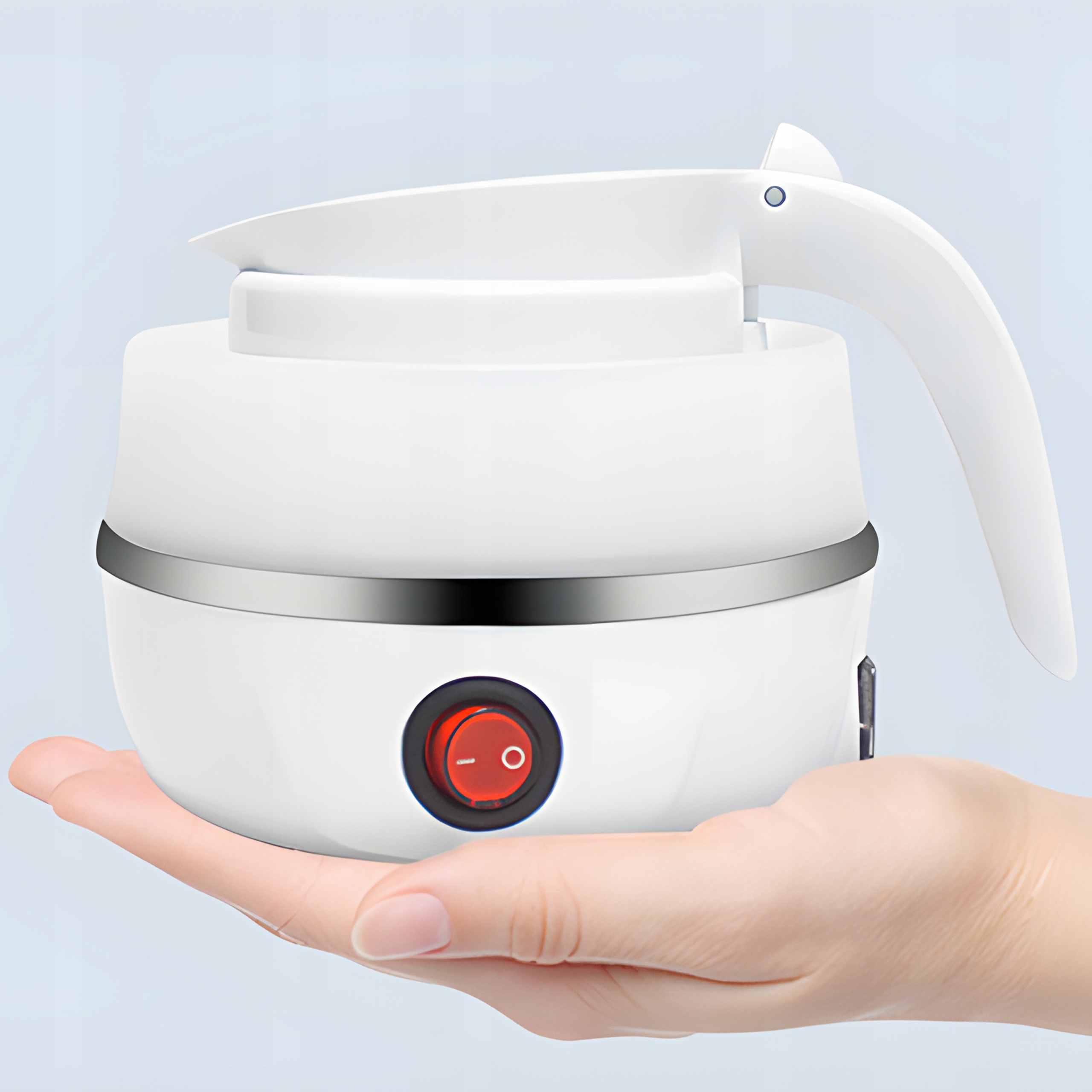 Czajnik elektryczny RETOO składany turystyczny 750 W 0,6 l biały