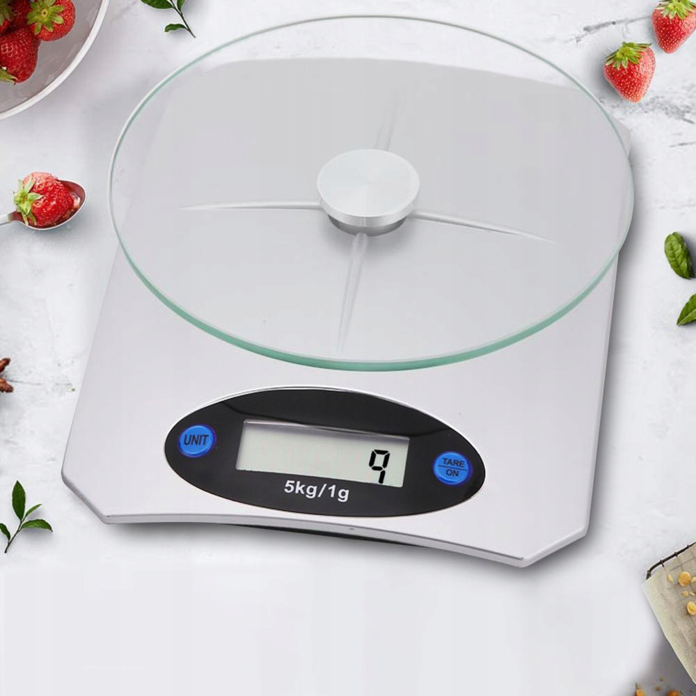 Waga kuchenna RETOO E283 srebrny/szary 5 kg