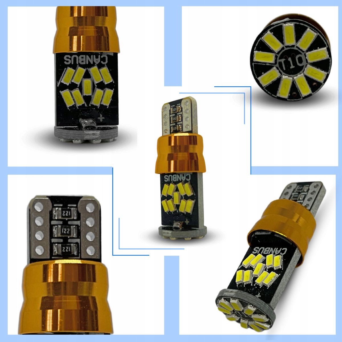 Żarówka Interlook T10-27SMD-3014-CANBUS W5W 5 W 1 szt.
