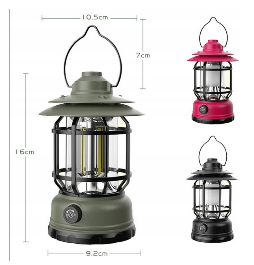 Lampa akumulatorowa MEMFLOW LED 9 W wejście USB, z możliwością postawienia