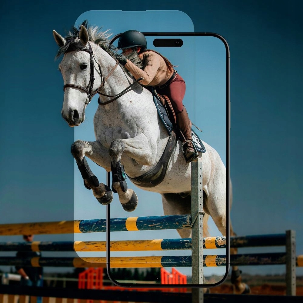 Szkło Hartowane JCPAL iClara 9H do Apple iPhone 16 Pro Max, szybka do etui