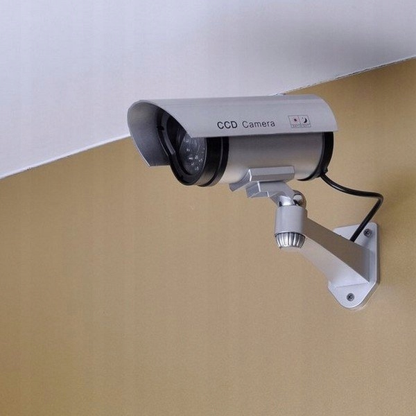 KAMERA ATRAPA IR LED MONITORING KAMERA ZEWNĘTRZNA ŚCIENNA Z DIODĄ MIGAJĄCA