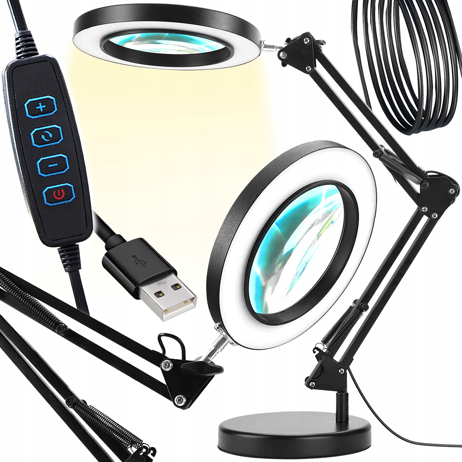 Lupa Renew Force LUPA PODŚWIETLANA MODELARSKA WARSZTATOWA 8 x