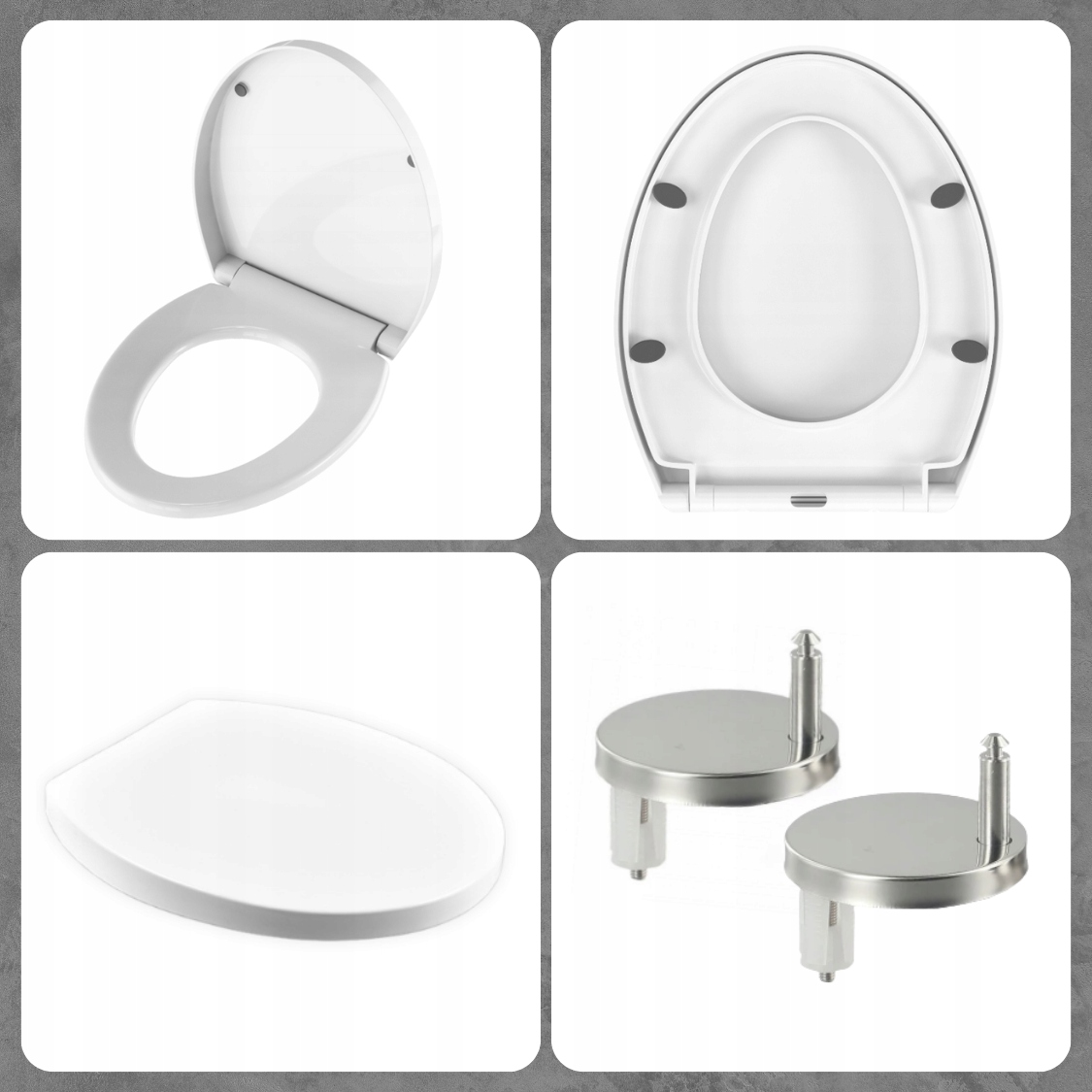 Deska sedesowa MEMFLOW Deska WOLNOOPADAJĄCA DO SEDESU TOALETY