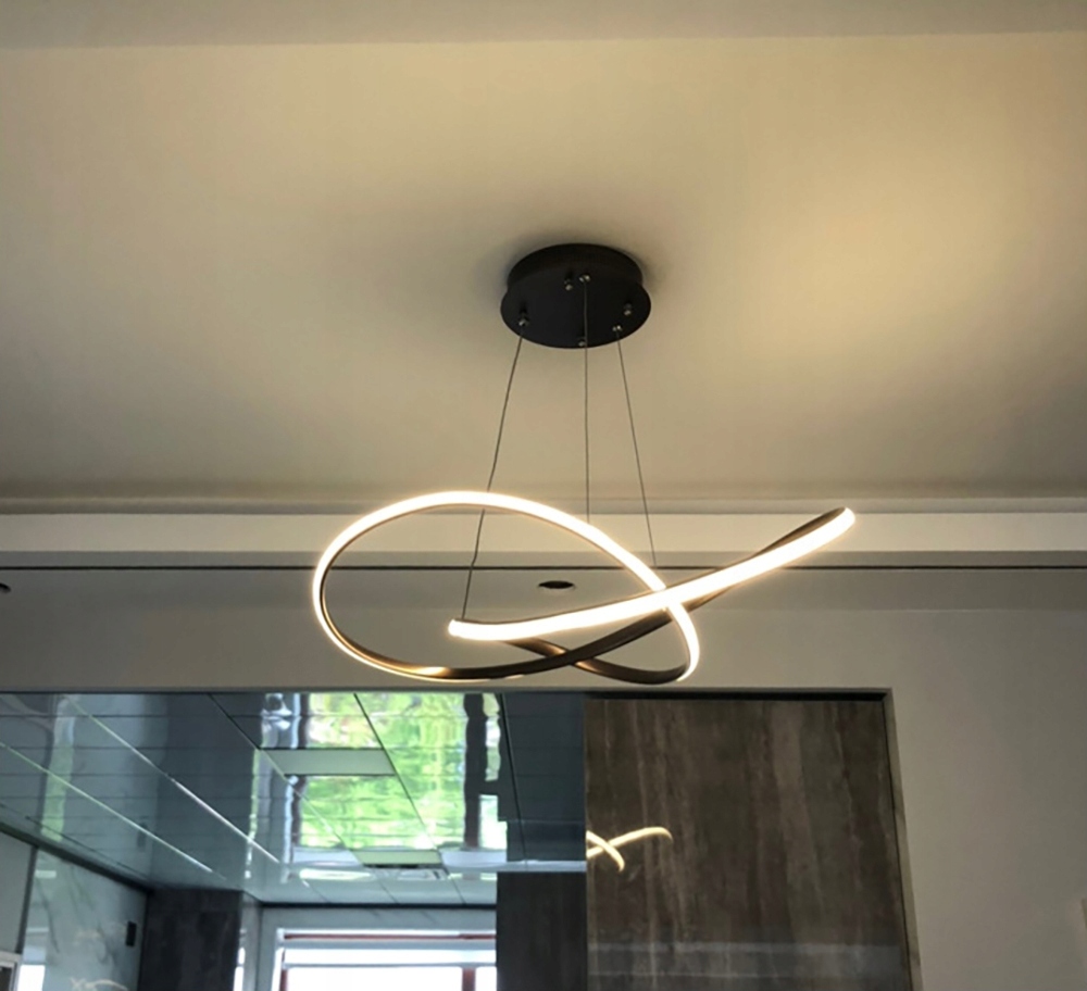 Lampa wisząca Interlook Modern niż 12 -punkty światła zintegrowane LED