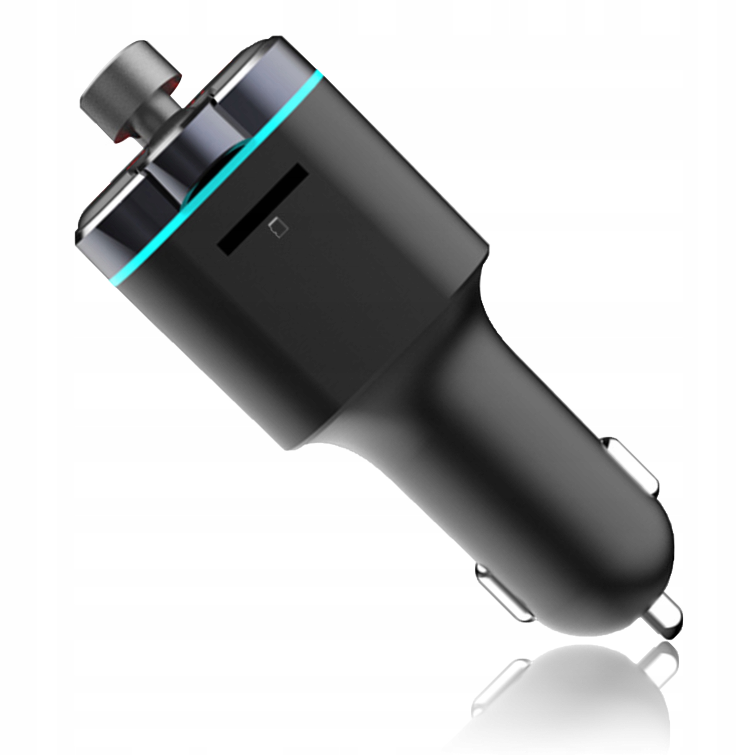 TRANSMITER BLUETOOTH AUDIO FM MP3 SZYBKA ŁADOWARKA USB SD LCD QC3.0 RGB