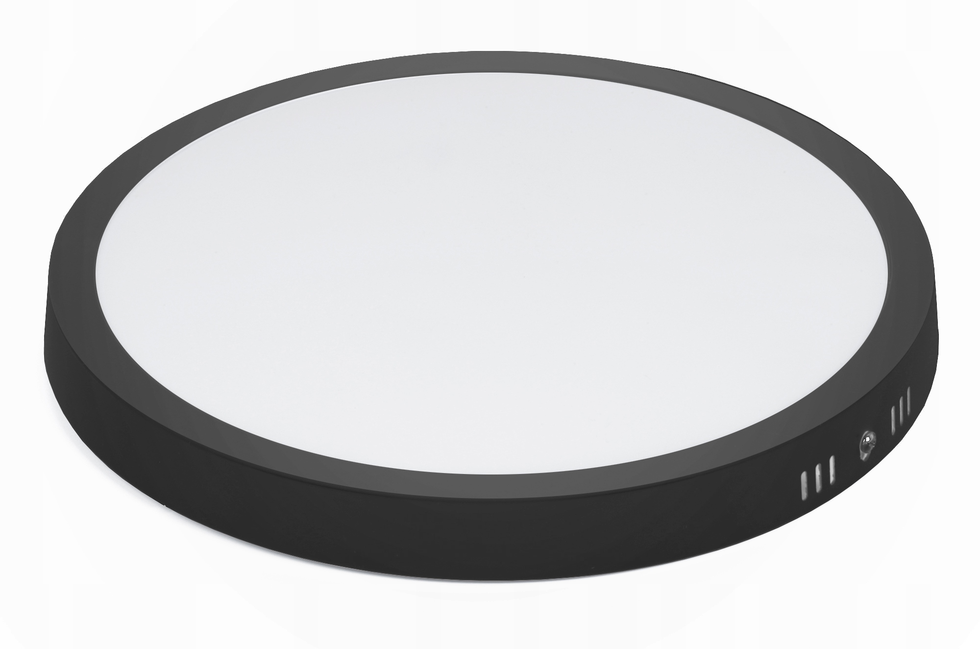 Plafon okrągły Interlook 28 x 2,7 cm czarny