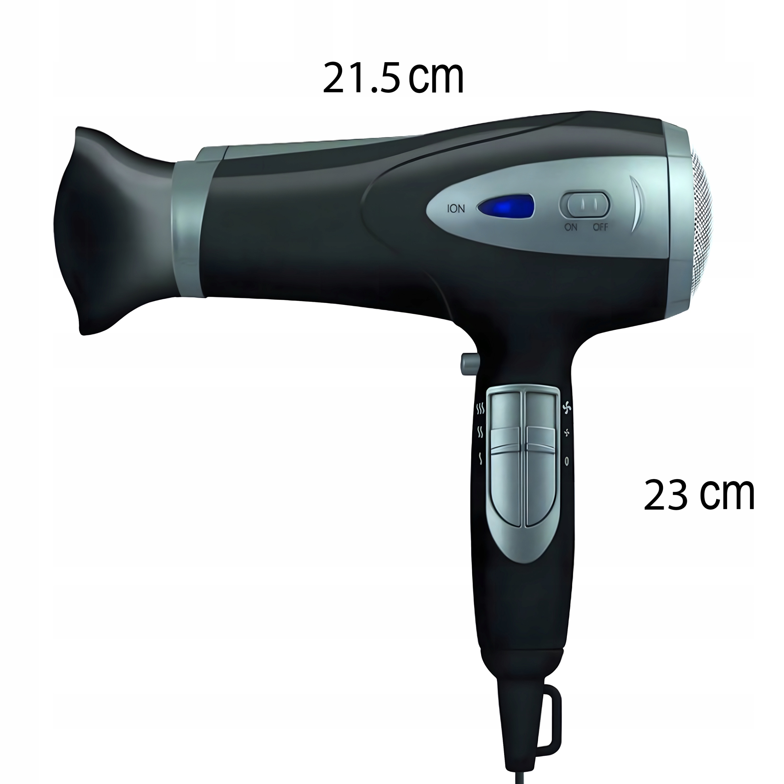 SUSZARKA DO WŁOSÓW 5w1 2000W JONIZACJA DYFUZOR KONCENTRATOR ZIMNY NAWIEW