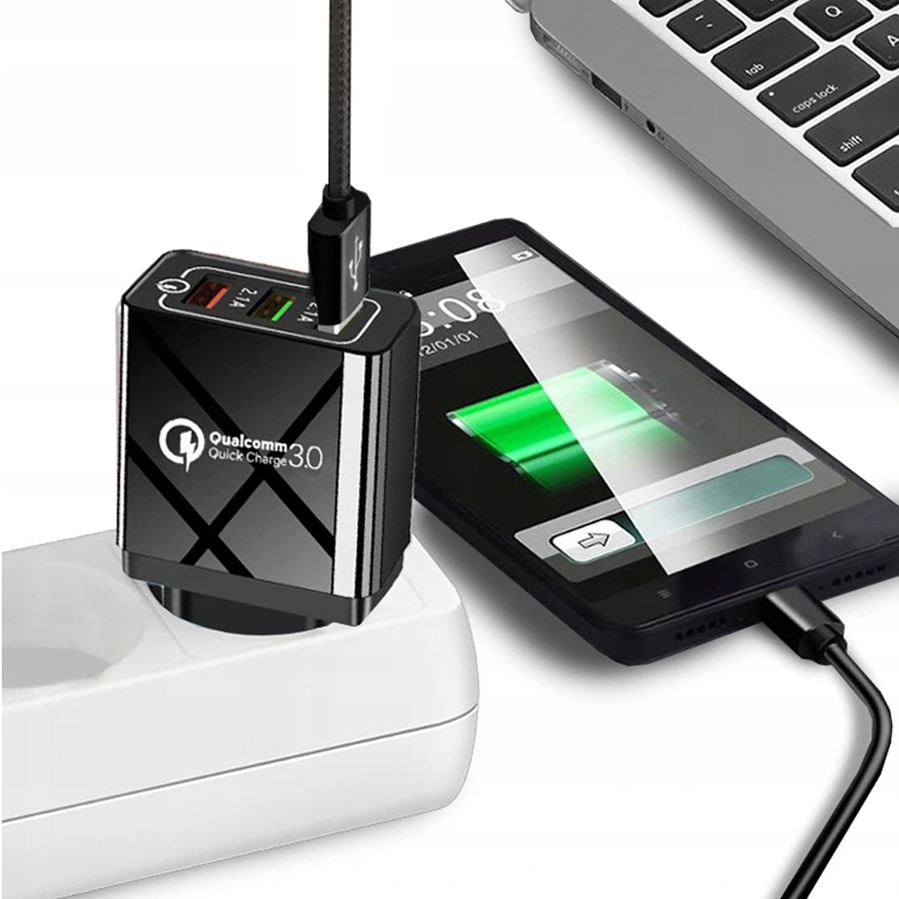 Ładowarka sieciowa CA-001-AB USB uniwersalna 3100 mA