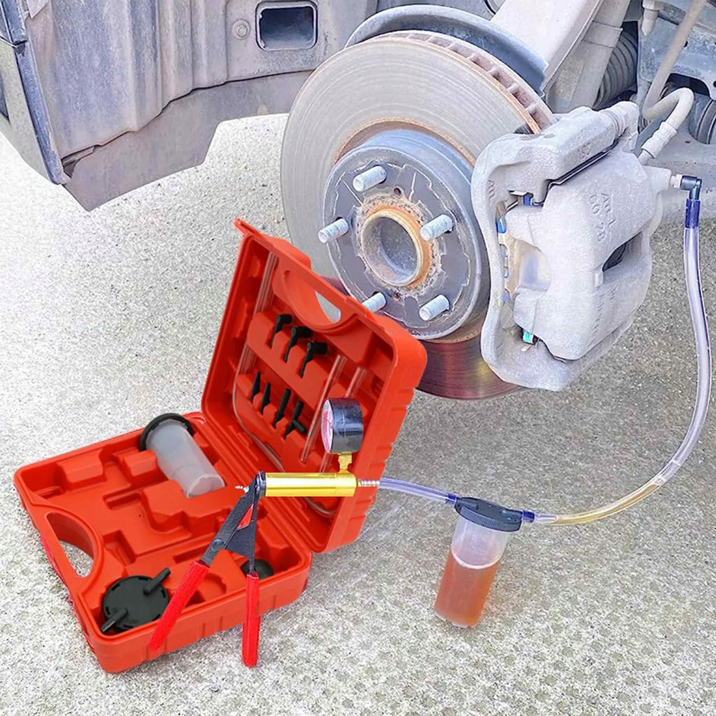 POMPA PRÓŻNIOWA PODCIŚNIENIOWA POMPKA CIŚNIENIOWA ZESTAW ETUI WALIZKA 120ML